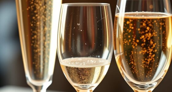 types of champagne glasses