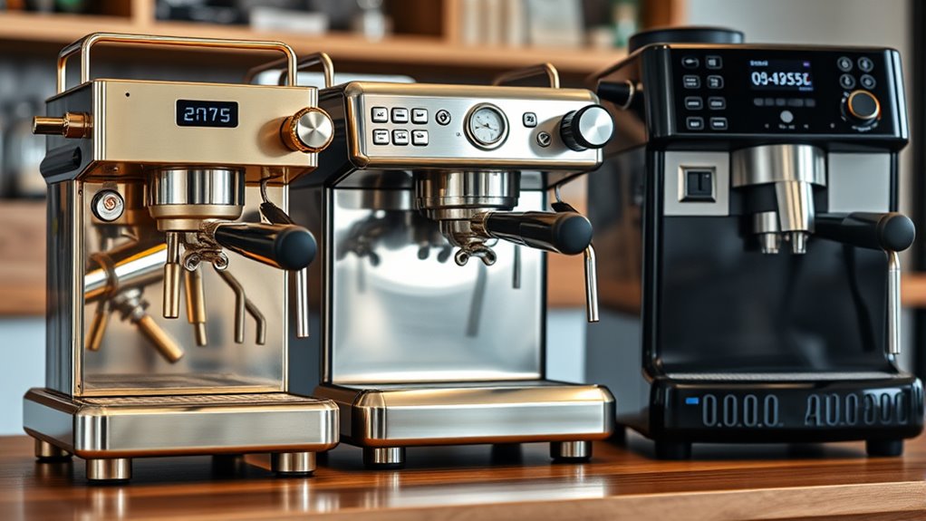 types of espresso machines