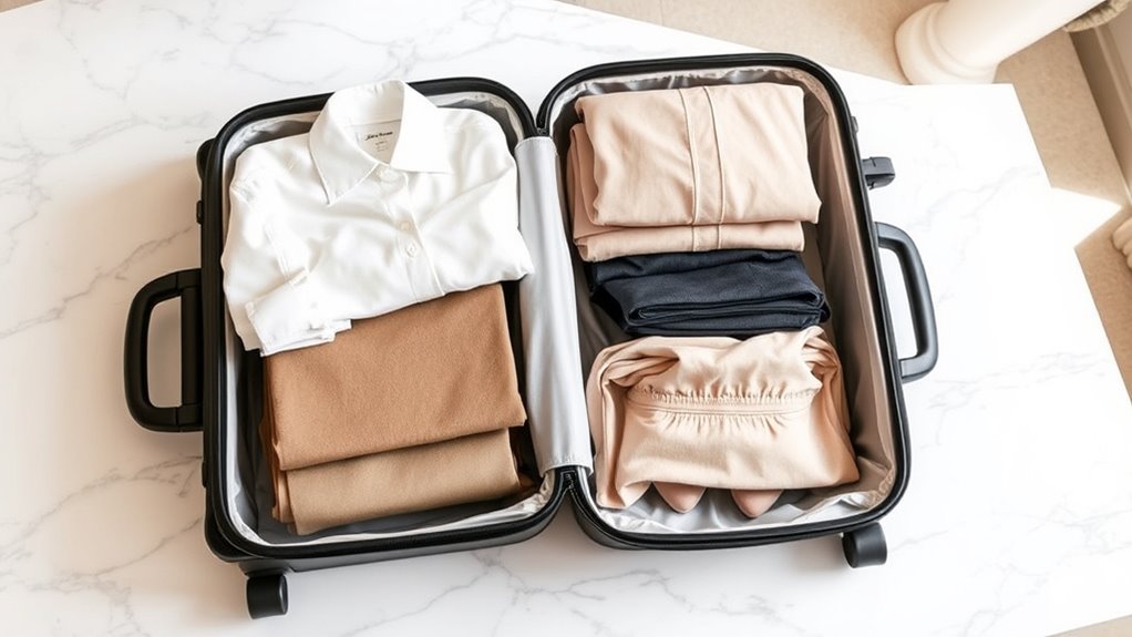 versatile mix and match wardrobe