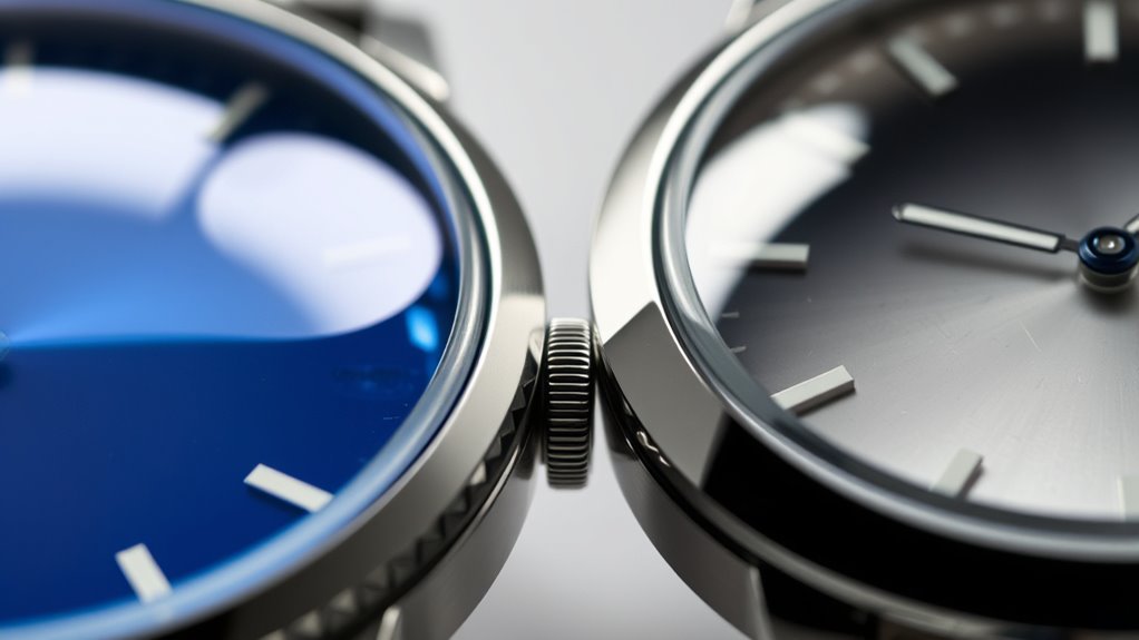 watch crystal material comparison