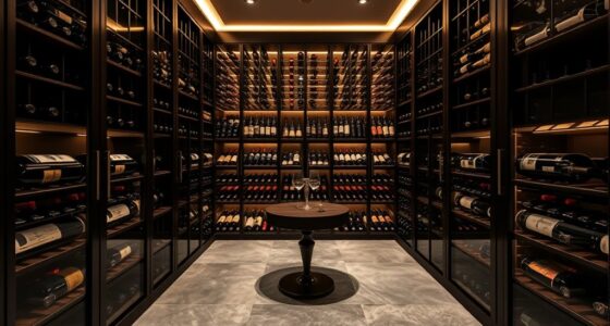 building elegant wine storage