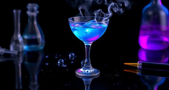 chemistry infused cocktail art