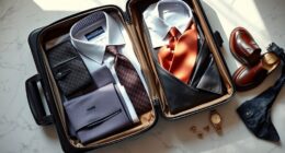 elegant men s travel essentials