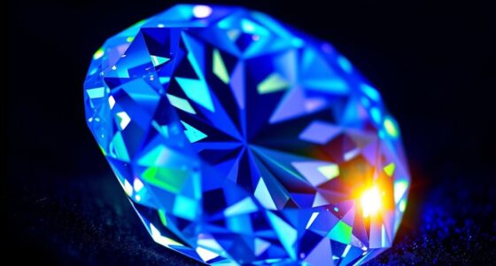 evaluating diamond fluorescence effects