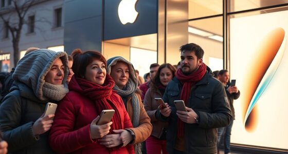 excitement for new iphones