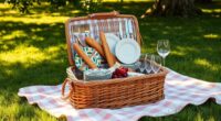gourmet picnic basket packing