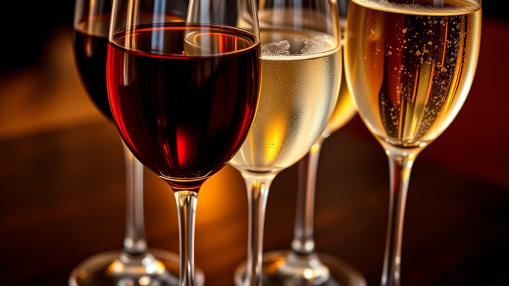 ideal wine serving temperatures