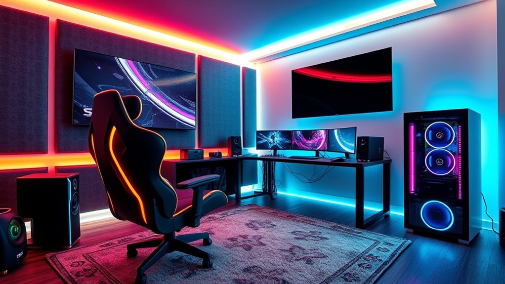 immersive vr lighting setup