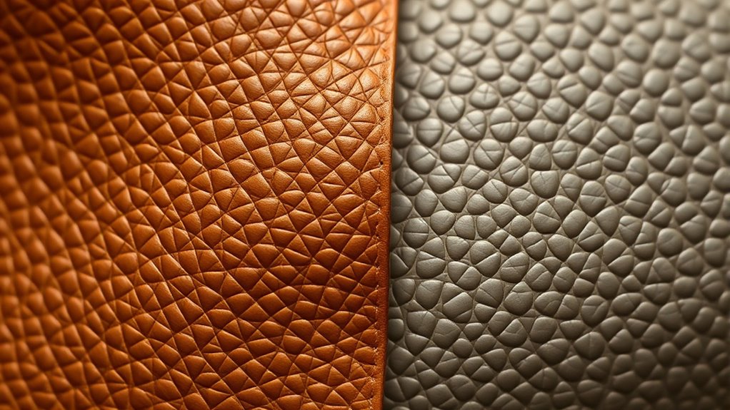 leather grains durability and color