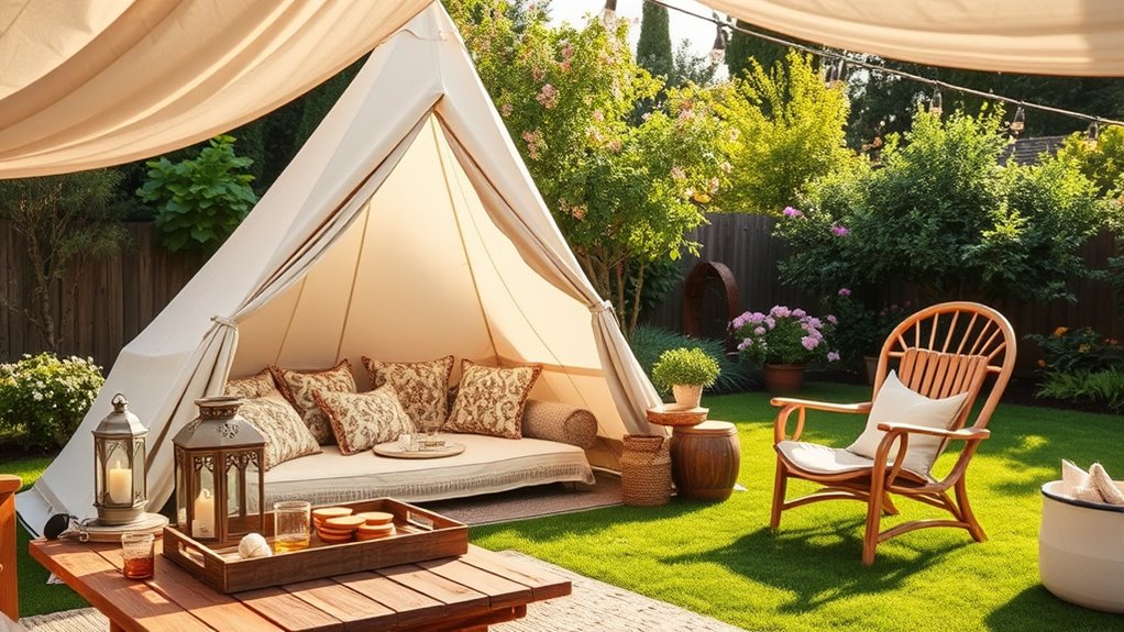 luxurious outdoor glamping essentials