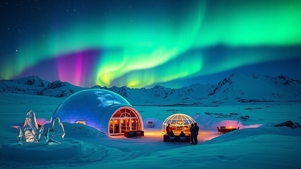 luxury arctic igloo experiences
