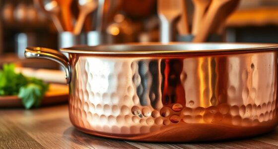 luxury copper cookware benefits