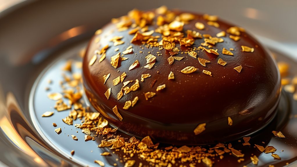 luxury food decoration enhancement