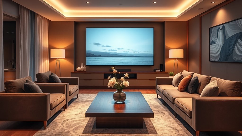 luxury hotel ambiance settings