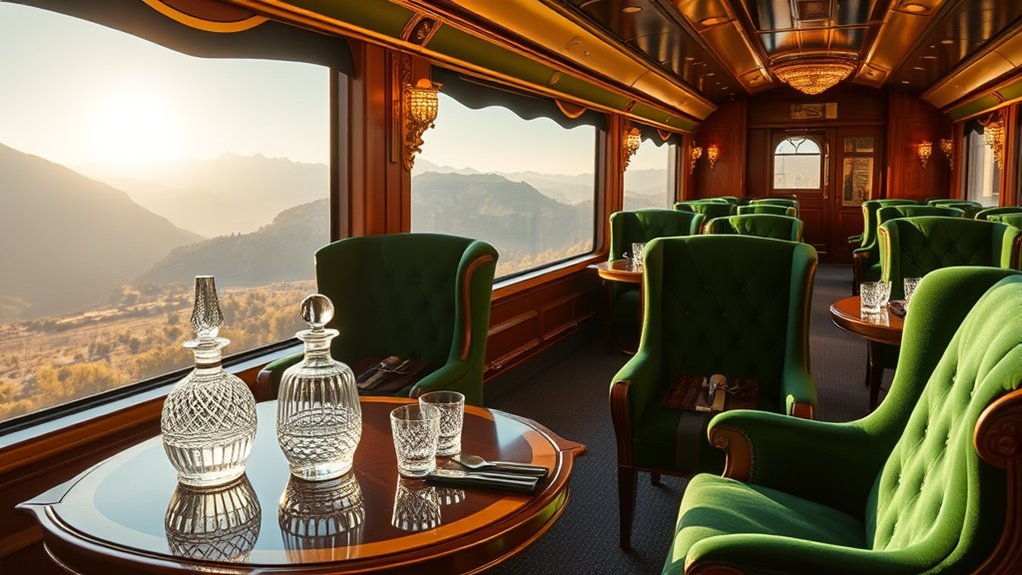 luxury vintage train travel