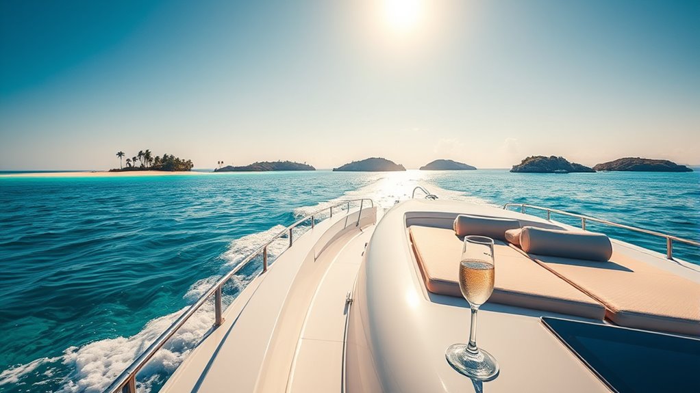 luxury yacht island vacation