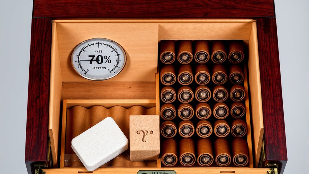 maintain humidor properly regularly