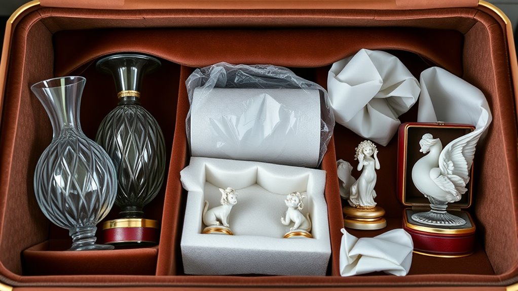 proper fragile item packing