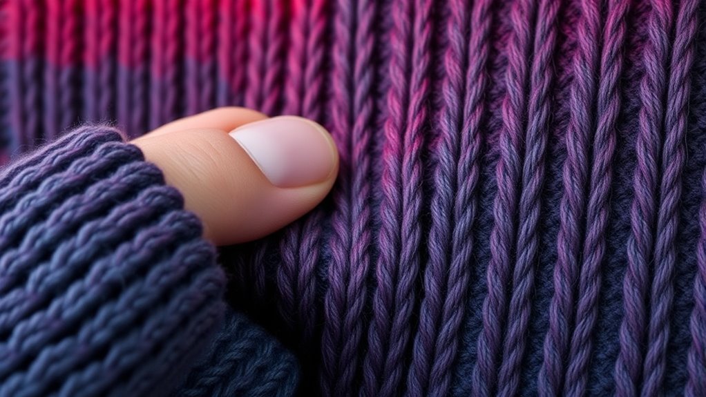 quality fibers stitching details