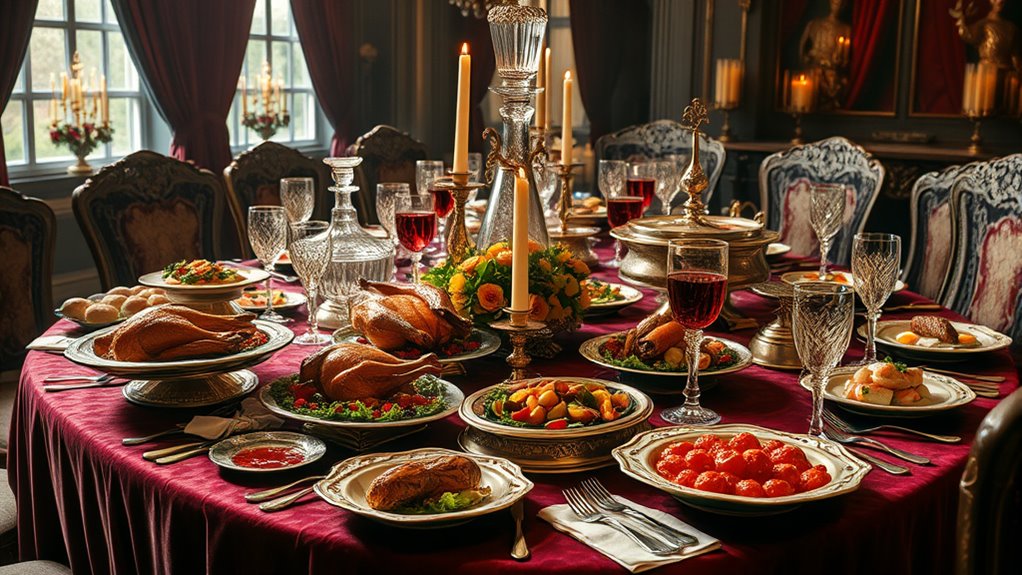 royal dining rituals and presentation
