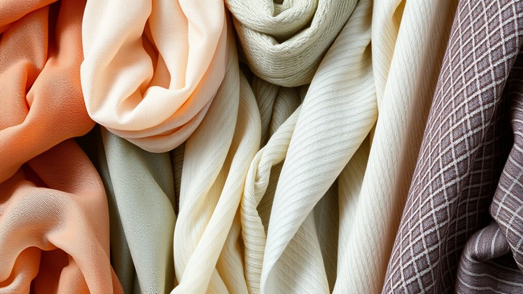 scarf size and weave