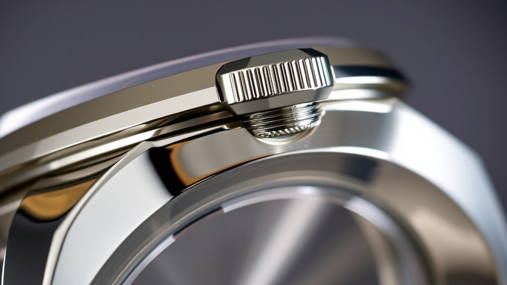 secure waterproof watch crown