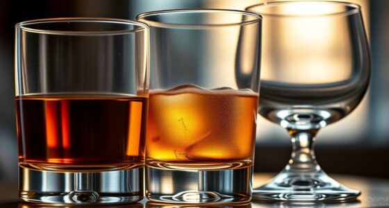 types of whiskey glasses