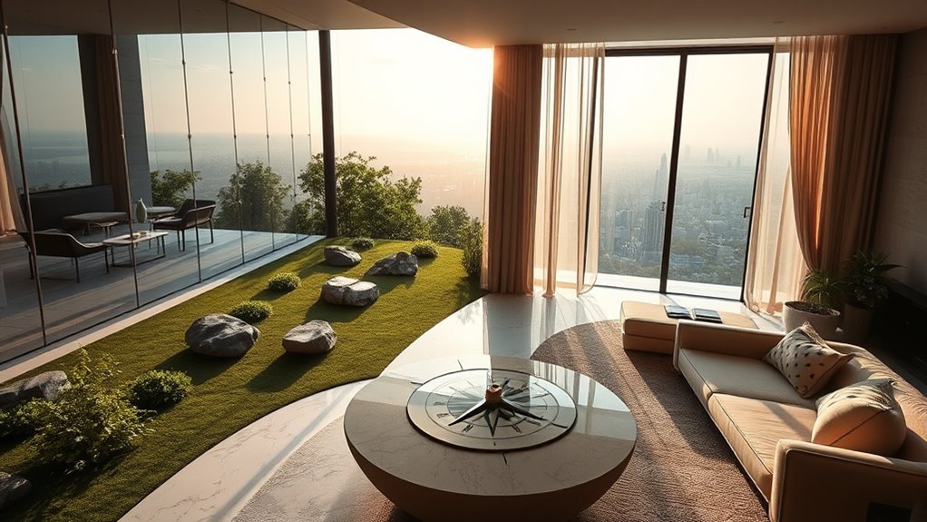 wealth modern mansion feng shui