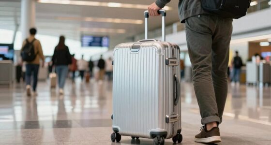 aluminum luggage enhances travel
