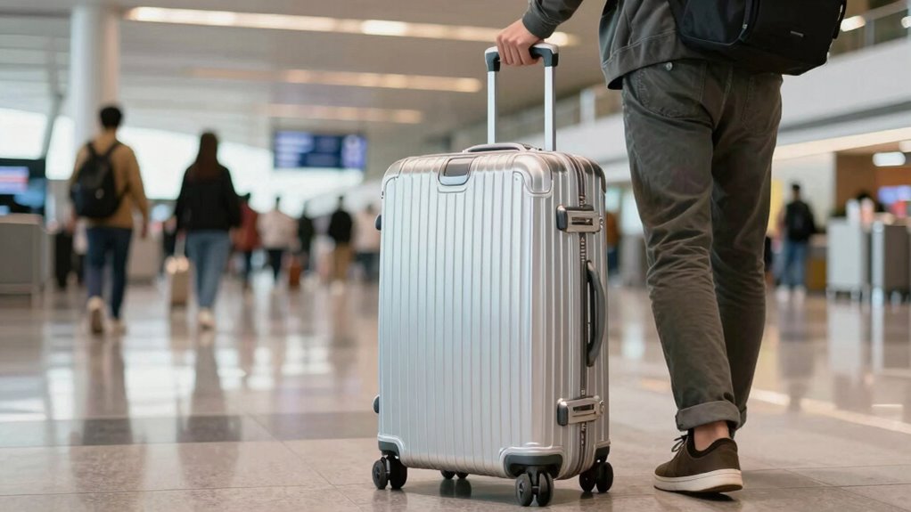 aluminum luggage enhances travel