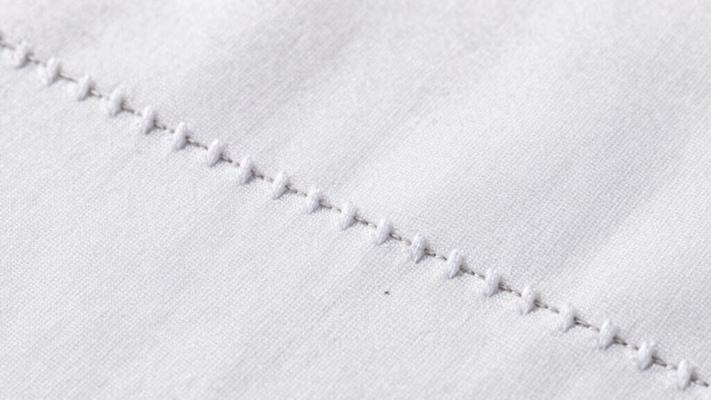 careful stitching and finishing
