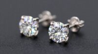 classic diamond stud earrings