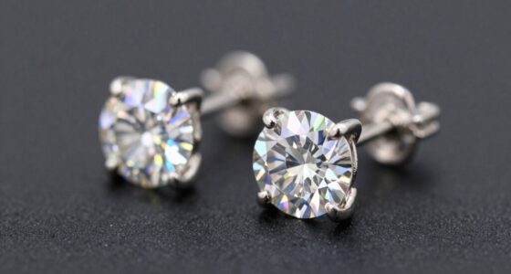 classic diamond stud earrings