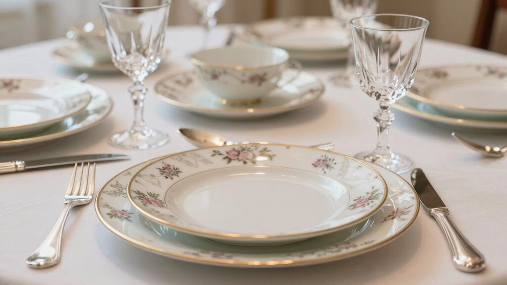 dinnerware choice shapes ambiance