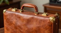 durable leather briefcase selection