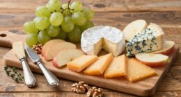 elegant functional cheese presentation