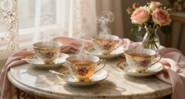 elegant hosting with tea