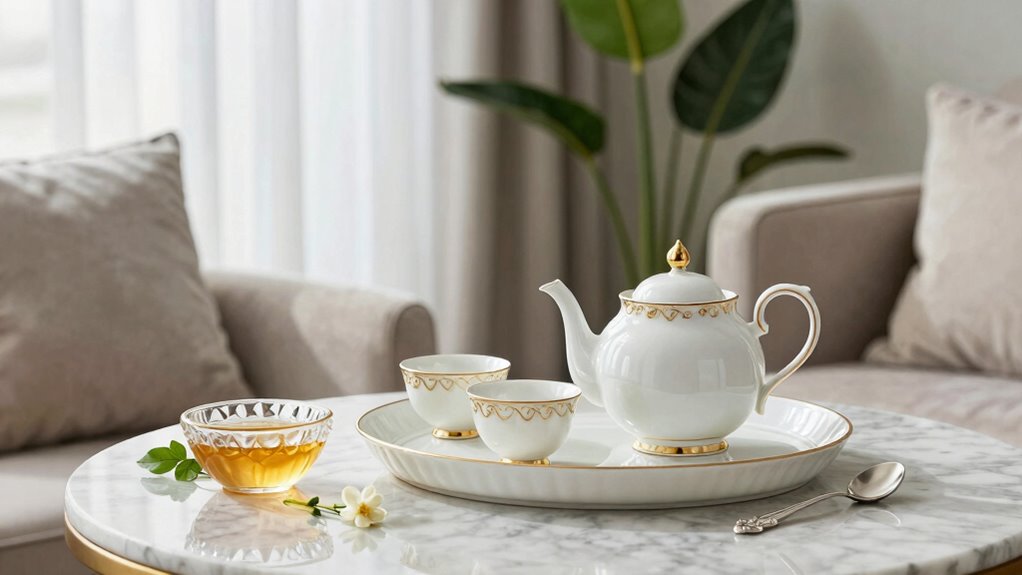 elegant mindful tea ritual