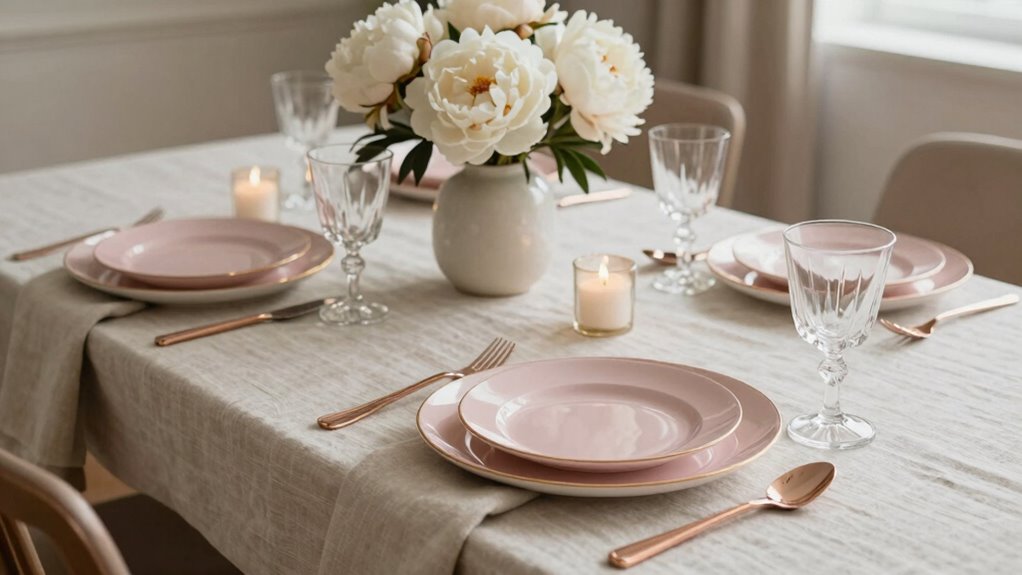 elegant relaxed table setting