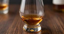 elegant tactile whiskey glass