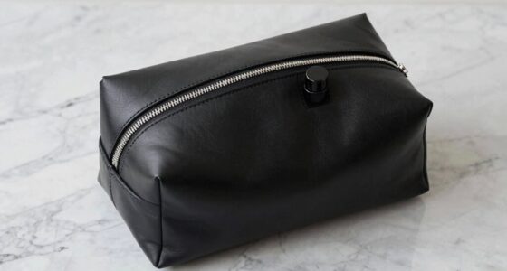 elegant travel toiletry organizer