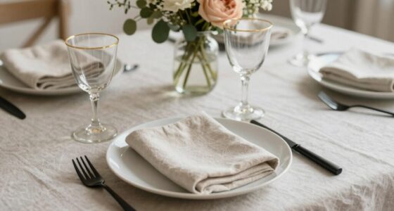 elegant yet approachable table setting