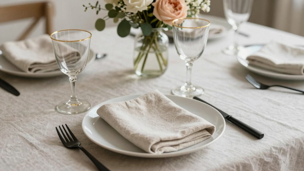 elegant yet approachable table setting