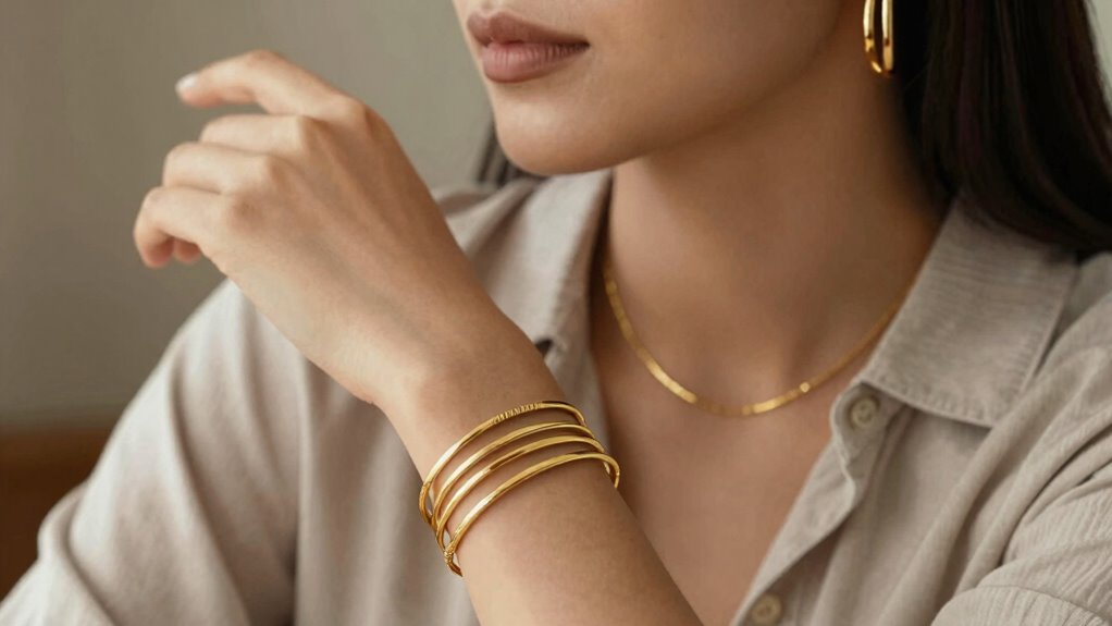 layered gold jewelry styling tips