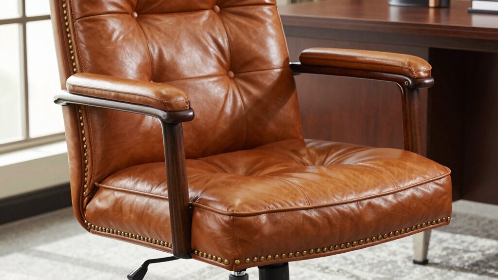 leather signifies executive luxury