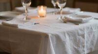 linen glass lighting atmosphere