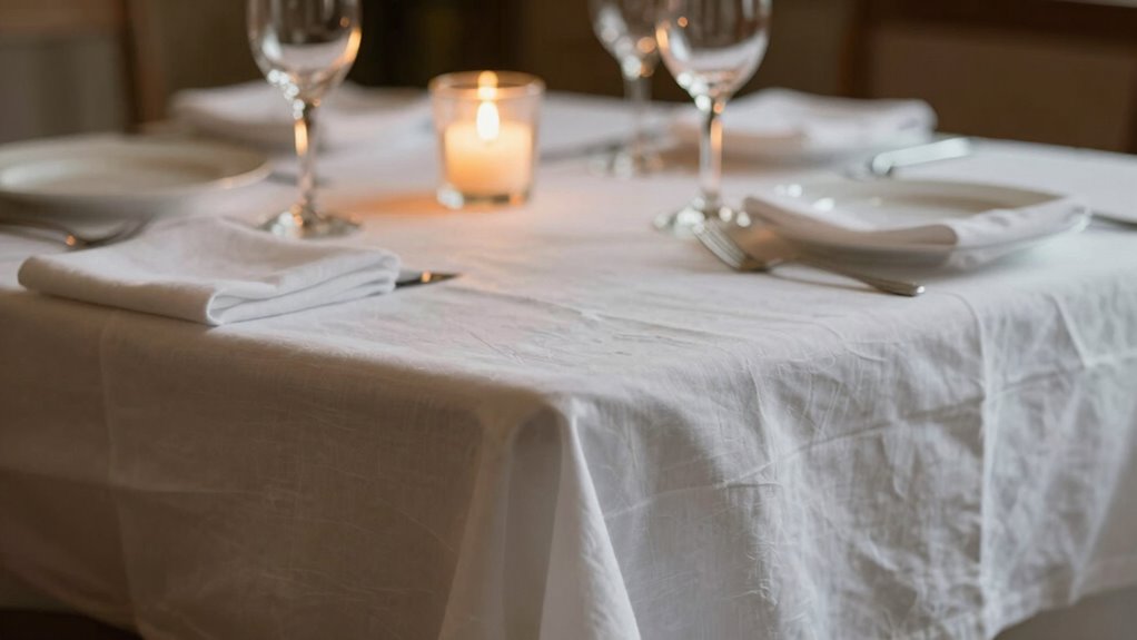linen glass lighting atmosphere