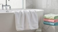 luxurious absorbent plush towels