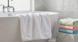 luxurious absorbent plush towels