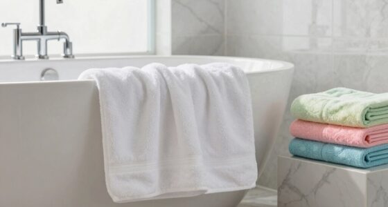 luxurious absorbent plush towels